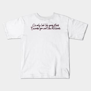 Daisy Jones and The Six Young Stars Lyric Kids T-Shirt